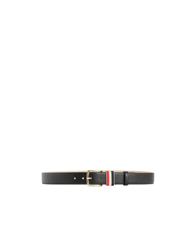 Thom Browne Pebble Belt In Black