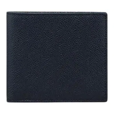 Thom Browne Pebble Grain Bifold Men In Blue