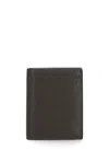 Thom Browne Pebble Grain Card Holder In Black