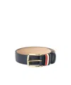 Thom Browne Pebble Grain Striped Loop In Blue
