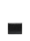 Thom Browne Pebbled Billfold Wallet In Black