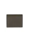 Thom Browne Bi-fold Leather Wallet In Green