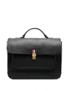 Thom Browne Pebbled Leather Backpack In Black