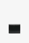 Thom Browne Pebbled Leather Bi-fold Wallet In Black
