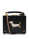 Thom Browne Pebble-grain Hector Micro Attache Case In White