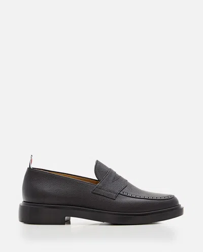 THOM BROWNE PENNY LEATHER LOAFER