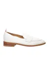 Thom Browne Penny Loafer Shoes In White