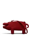 Thom Browne Pig Shoulder Bag In Red