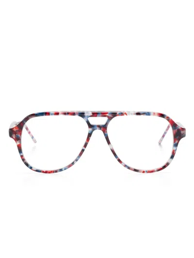 Thom Browne Pilot-frame Glasses In Multi