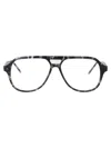 Thom Browne Pilot-frame Glasses In Black