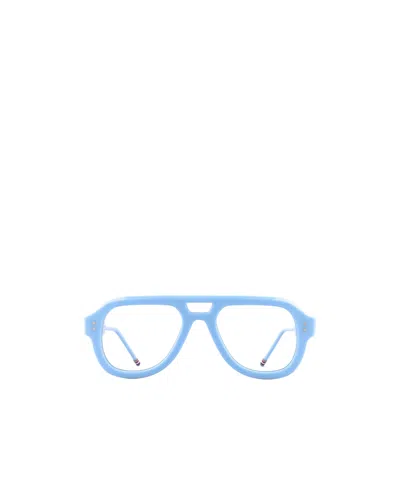Thom Browne Pilot-frame Glasses In Blue