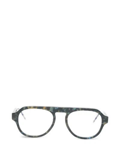 Thom Browne Pilot-frame Glasses In Black