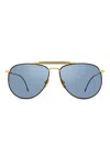 Thom Browne Pilot-frame Metal Sunglasses In Blue