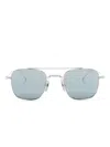 Thom Browne Pilot-frame Tinted Sunglasses In 045 02