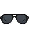 Thom Browne Pilot-frame Sunglasses In Black