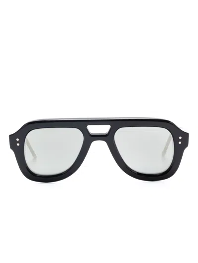 Thom Browne Pilot-frame Sunglasses In Black