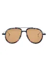 Thom Browne Pilot-frame Sunglasses In Blue