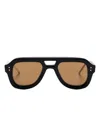 Thom Browne Pilot-frame Sunglasses In Blue