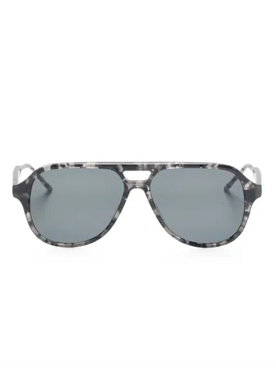 Thom Browne Pilot-frame Sunglasses In Multi