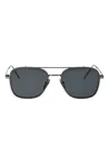 Thom Browne Pilot-frame Sunglasses In Gray