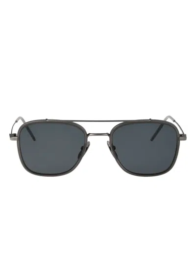Thom Browne Pilot-frame Sunglasses In Gray