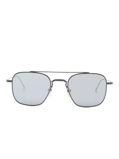 Thom Browne Pilot-frame Sunglasses In Gray