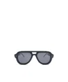Thom Browne Pilot-frame Sunglasses In Gray