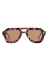 THOM BROWNE PILOT-FRAME SUNGLASSES