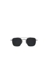 Thom Browne Pilot-frame Tinted Sunglasses In Blue