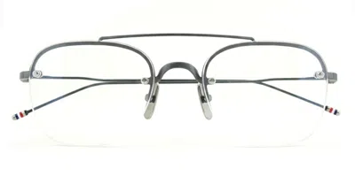 Thom Browne Pilot Semi-rimless - Black Rx Glasses In White