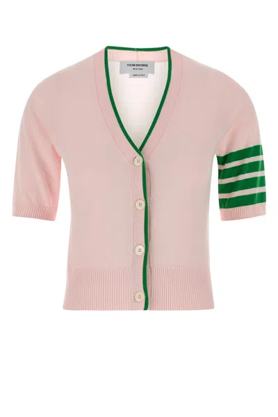 Thom Browne Pink Cotton Cardigan
