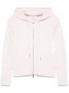 Thom Browne Cotton Hoodie With Drawstring Hood And Pockets In Pink