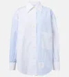 Thom Browne Fun Mix Micro Striped Poplin Oversized Shirt