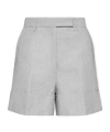 Thom Browne Pinstripe Shorts In Gray