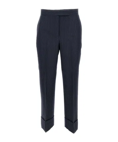 THOM BROWNE PINSTRIPE TROUSERS
