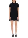 Thom Browne Cotton Pique Polo Shirt Dress In Animal Print