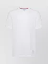 Thom Browne Classic Pique 4-bar T-shirt Clothing In White