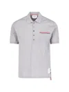 Thom Browne Pocket Polo Lt Grey In Gray