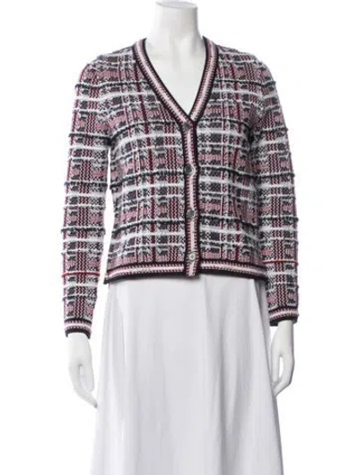 Pre-owned Thom Browne Plaid Print Jacket In Multicolor