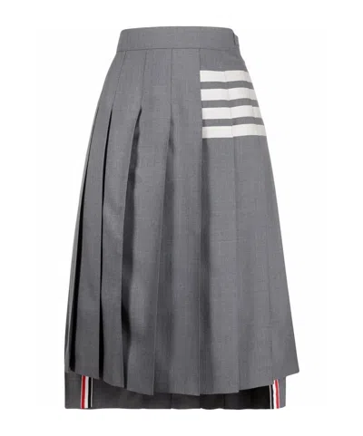THOM BROWNE PLEATED KILT SKIRT