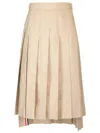 Thom Browne Cappuccino Jersey Skirt