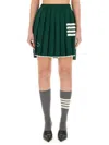 Thom Browne Hector Icon Pleated Mini Skirt