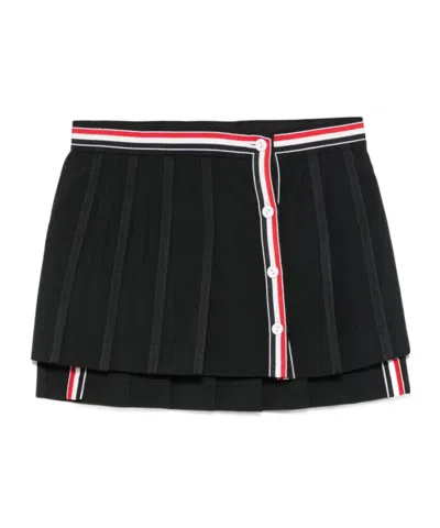 THOM BROWNE THOM BROWNE PLEATED THIGH-LENGTH MINI SKIRT