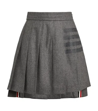 THOM BROWNE PLEATED MINI SKIRT