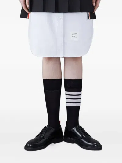 THOM BROWNE PLEATED MINI SKIRT