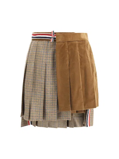 Thom Browne Pleated Miniskirt