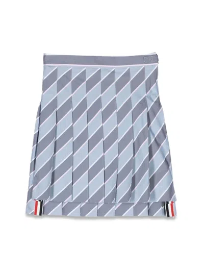 Thom Browne Pleated Skirt In Multi