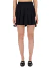 Thom Browne Midnight Blue Wool Skirt In Blue