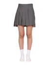 Thom Browne Women Pleated Skirt In Grey