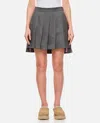 Thom Browne Women Pleated Skirt In Grey